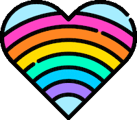 Gay Pride Love Sticker by Matt Crump