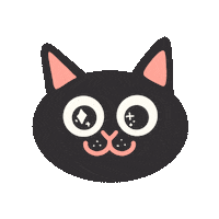 Black Cat Sticker