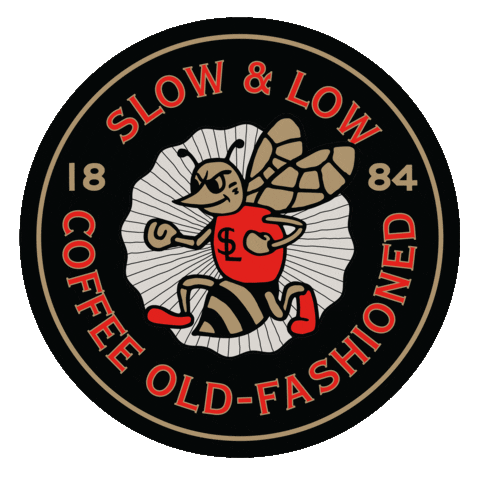 Coffee Vintage Sticker by slowandlow