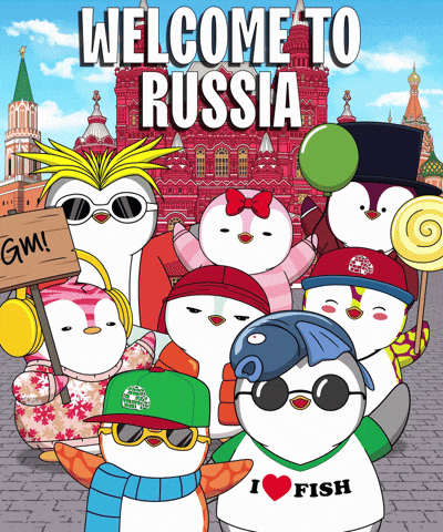 Penguin Russia GIF by Pudgy Penguins