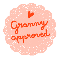 Old Lady Love Sticker