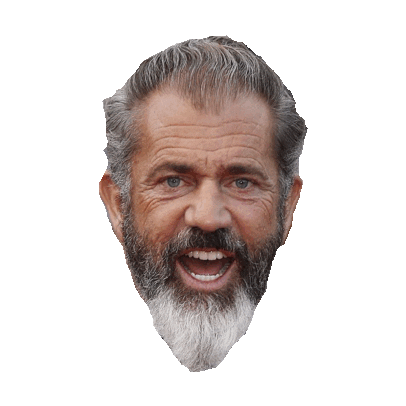 Mel Gibson Laugh Sticker by imoji