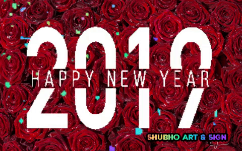 happy new year-2019 GIF