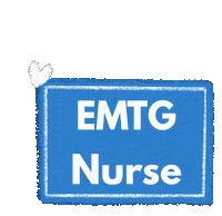 Nurse Hearts Sticker by EMTG