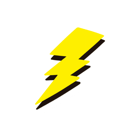 Lightning Thunder Sticker by Moleca Oficial
