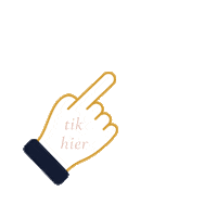 Tap Here Sticker by Bregje Boer Sprankelend Schrijfwerk