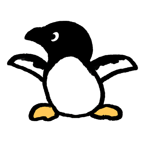 chocochacha giphyupload penguin bird 鳥 Sticker