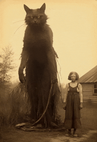 Scary Cat GIF