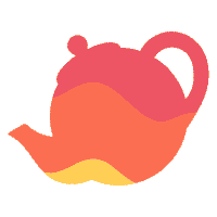 TeapotCreative design digital tea creative Sticker