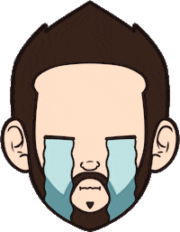 Sad Face Sticker