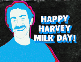 Harvey Milk Pride GIF by GIPHY Studios 2021