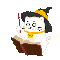 Harry Potter Cat Sticker by Bank Neo Commerce