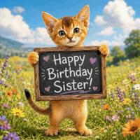 Blue Bird Cat GIF