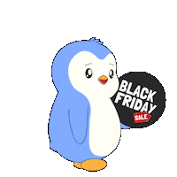 Add To Cart Black Friday Sticker by Pudgy Penguins