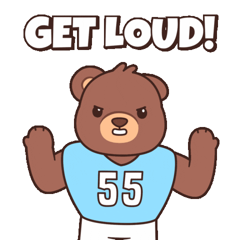 Say It Louder Teddy Bear Sticker by BEARISH