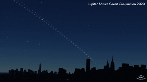 ccnyplanetarium giphyupload astronomy nyc skyline great conjunction GIF