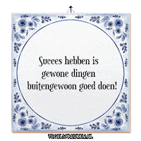 Humor Focus Sticker by Tegelspreuken.nl