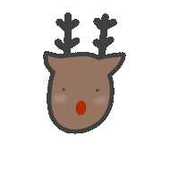 New Year Christmas Sticker