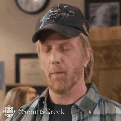 schitts creek nod GIF by CBC