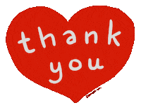 Thank U Sticker by Debbie Ridpath Ohi