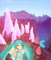 Hatsune Miku Fortnite Event GIF