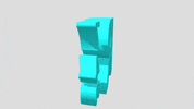 R74n logo text 3d blue GIF