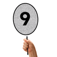 Number 9 Sticker by Mastifftv