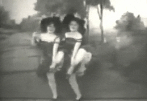 vintage hopping GIF