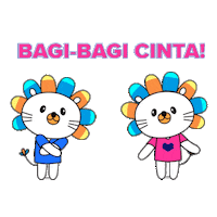 I Love You Heart Sticker by Lazada