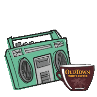 unwind coffee break Sticker by OLDTOWN White Coffee