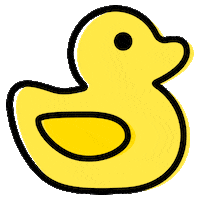 nazcacosmeticos bebe fofo pato crianca Sticker