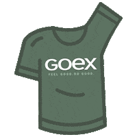 GOEXApparel shirt feel good do good goex Sticker