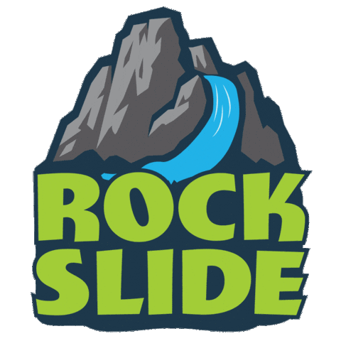 Waterpark Rock Slide Sticker by Mountain Creek