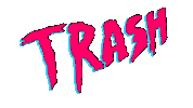 Trash Richie Velazquez Sticker by deladeso