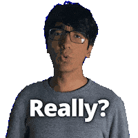 For Real Wow Sticker