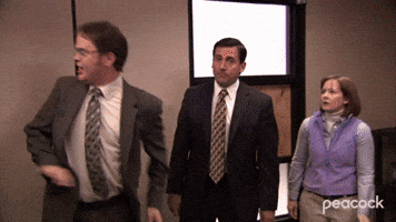 Dwight Stabs the Dummy