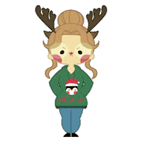 Christmas Book Sticker