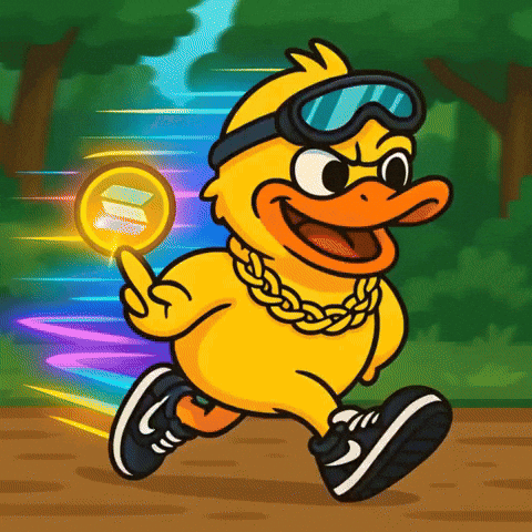 duckracegp meme crypto running racing GIF
