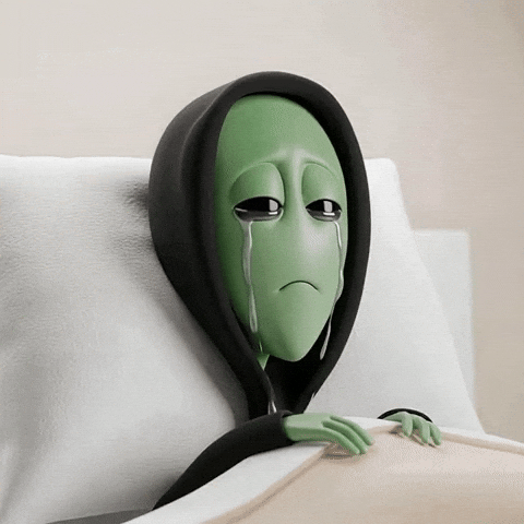 Sad Cry GIF by Lonely Aliens