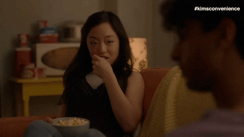 in love flirting GIF by Kim's Convenience