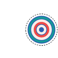 agenceDUNK arrow dunk target fleche Sticker