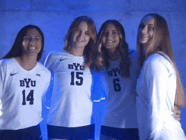 Ncaa Volleyball Sport GIF by BYU Cougars