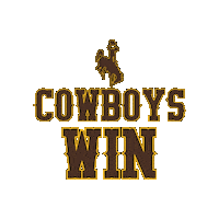 Wyoming Cowboys Pokes Sticker by Wyoming Residence Life