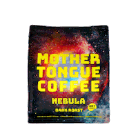 Espresso Nebula Sticker by Mother Tongue Coffee