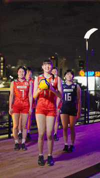 Dance Smile GIF by Volleyball World