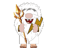 Father Sky Sticker