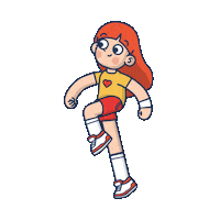 Happy Girl Sticker by DeeKay