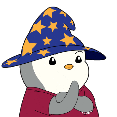 Confused Wait What Sticker by Pudgy Penguins