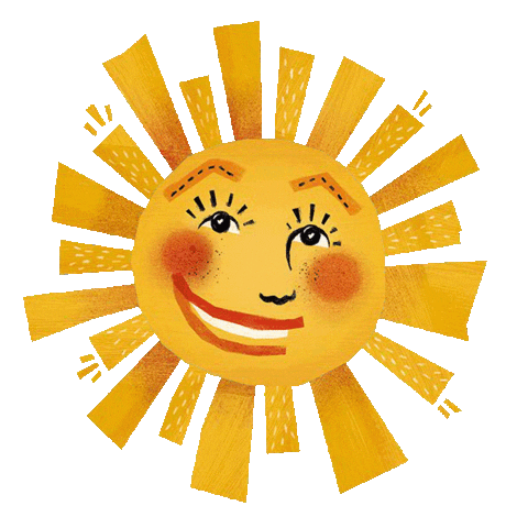 Sunshine Sticker by Sonnentor