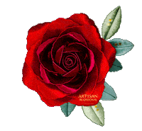 Rose Love Sticker by Artisan Blossoms